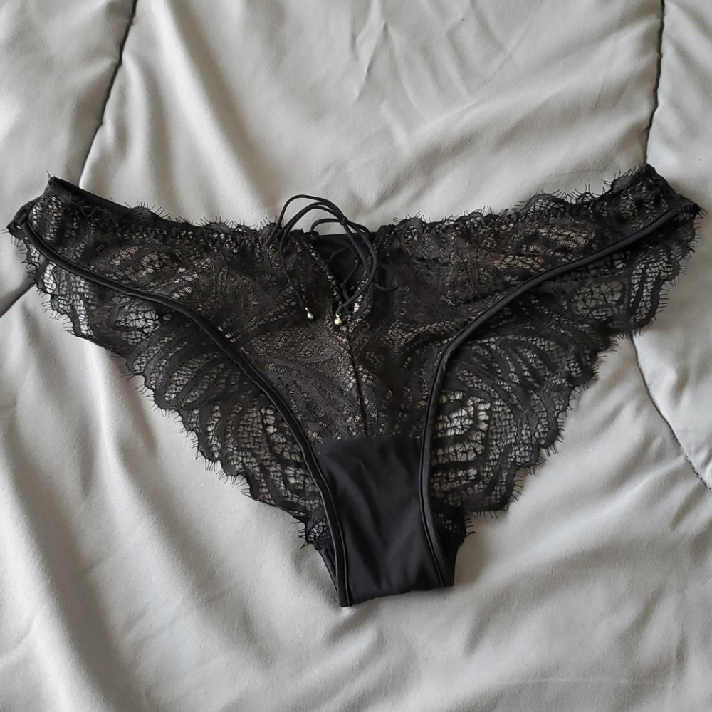 Victoria's Secret Black Lace Panties